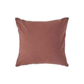 Homescapes Chocolate Continental Egyptian Cotton Pillowcase 200 TC, 40 x 40 cm