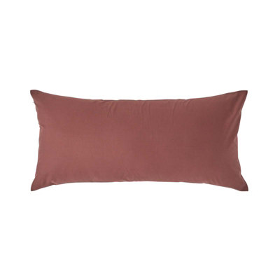 Homescapes Chocolate Continental Egyptian Cotton Pillowcase 200 TC, 40 x 80 cm