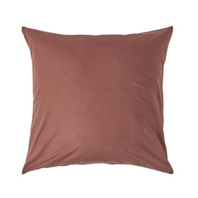 Homescapes Chocolate Continental Egyptian Cotton Pillowcase 200 TC, 60 x 60 cm