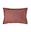 Homescapes Chocolate Egyptian Cotton Oxford Pillowcase 200 TC