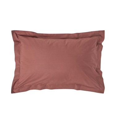 Homescapes Chocolate Egyptian Cotton Oxford Pillowcase 200 TC