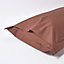 Homescapes Chocolate Egyptian Cotton Oxford Pillowcase 200 TC