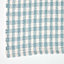 Homescapes Cotton Gingham Check Rug Hand Woven Blue White, 70 x 120 cm