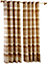 Homescapes Cotton Morocco Striped Beige Curtains 137 x 137 cm