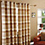Homescapes Cotton Morocco Striped Beige Curtains 167 x 228 cm