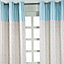 Homescapes Cotton Multi Stars Ready Made Eyelet Curtain Pair, 137 x 228 cm Drop