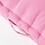 Homescapes Cotton Pink Floor Cushion, 40 x 40 cm