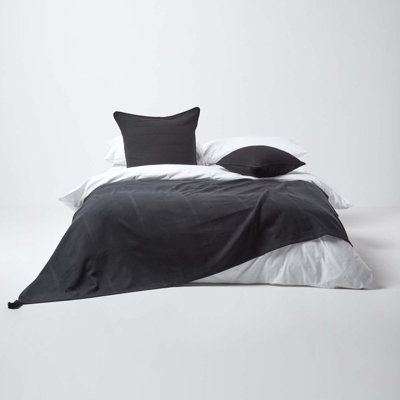 Cotton rajput ribbed natural throw hotsell