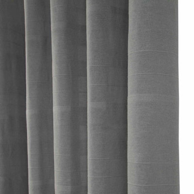 Homescapes Cuscino Rajput Grigio – Federa In Cotone A Coste 45x45 Cm – Made In Italy Coordinato Copriletto