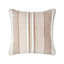 Homescapes Cotton Striped Beige Cushion Cover Morocco , 60 x 60 cm