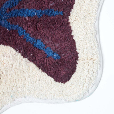 Homescapes Cotton Tufted Blue Fish Children Rug