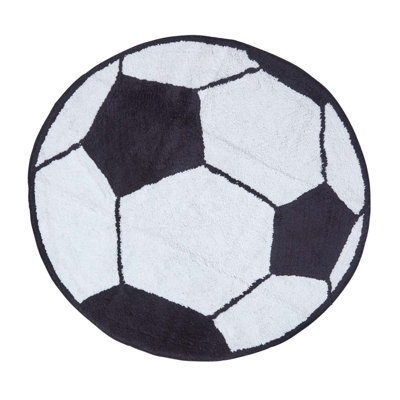 Homescapes Cotton Tufted Football Children Rug, 120 cm