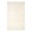 Homescapes Cotton Tufted Rug Union Jack Plain Embossed Mat Ivory Cream,90 x 150cm