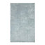 Homescapes Cotton Tufted Rug Union Jack Plain Embossed Mat Silver Grey, 50 x 80 cm