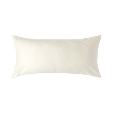 Homescapes Cream Continental Egyptian Cotton Pillowcase 1000 TC, 40 x 80 cm