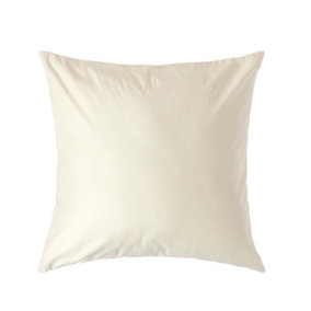 Homescapes Cream Continental Egyptian Cotton Pillowcase 1000 TC, 60 x 60 cm