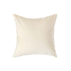 Homescapes Cream Continental Egyptian Cotton Pillowcase 200 TC, 40 x 40 cm