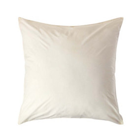 Homescapes Cream Continental Egyptian Cotton Pillowcase 200 TC, 60 x 60 cm
