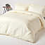 Homescapes Cream Egyptian Cotton Fitted Sheet 200 TC, Small Double