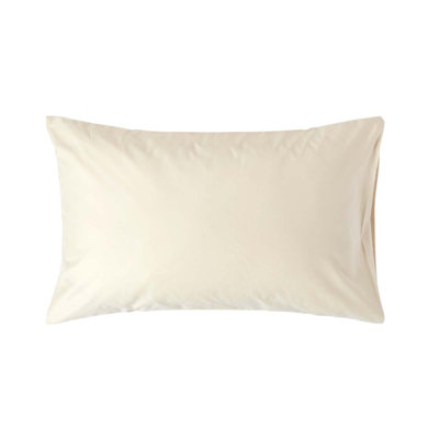 Homescapes Cream Egyptian Cotton Housewife Pillowcase 1000 TC