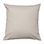 Homescapes Cream Linen Look Cushion Cover - 45 x 45 cm