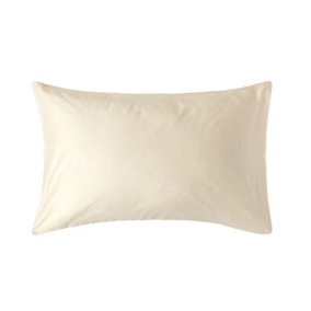Homescapes Cream Organic Cotton Housewife Pillowcase 400 TC