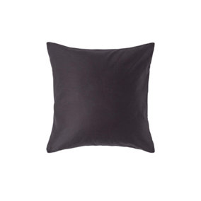 Homescapes Dark Charcoal Grey Continental Egyptian Cotton Pillowcase 1000 TC, 40 x 40 cm