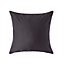 Homescapes Dark Charcoal Grey Continental Egyptian Cotton Pillowcase 1000 TC, 60 x 60 cm