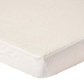 Homescapes Deep Fitted Fleece Single Underblanket