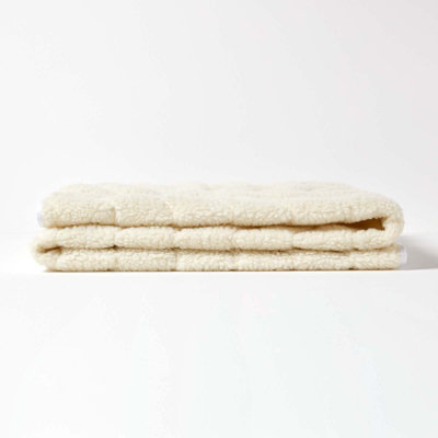 Homescapes Deep Quilted Fleece Small Double Mattress Topper