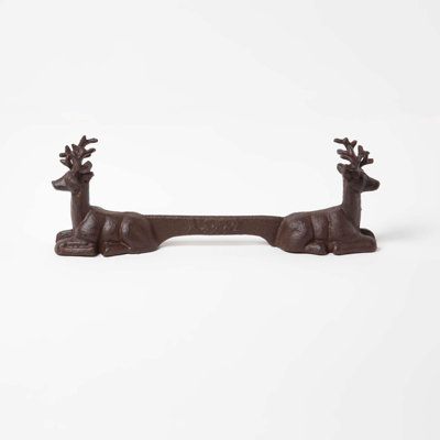 Homescapes Deer Cast Iron Wellington Boot Scraper