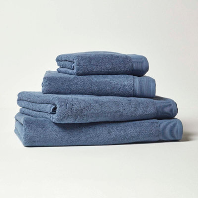 Homescapes Denim Blue 100% Combed Egyptian Cotton Hand Towel 700 GSM Price Comparisons | Compare The Build