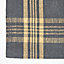 Homescapes Douglas Grey and Yellow Tartan Check Non-Slip 100% Wool Rug, 150 x 240 cm