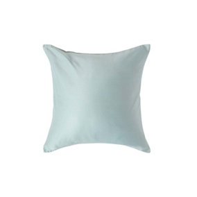 Homescapes Duck Egg Blue Organic Cotton Continental Pillowcase 400 TC, 40 x 40 cm