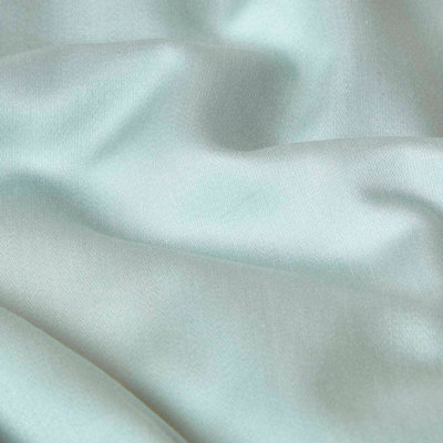 Homescapes Duck Egg Blue Organic Cotton Flat Sheet 400 Thread count, King