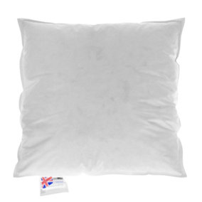 Homescapes Duck Feather and Down Cushion Pad Inner Insert Filler 30 x 30 cm (12 x 12")