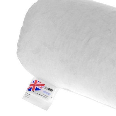 Homescapes Duck Feather Bolster Cushion - Luxury Filler and Inserts for Comfort 45 x 20 cm (18 x 8")