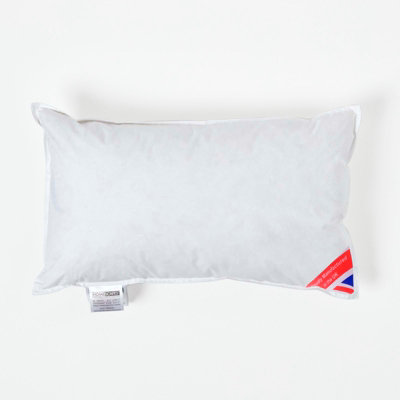 Homescapes Duck Feather Cushion Pads Luxury Cushion Filler and Inserts 50 x 30 cm 20 x 12 DIY at B Q