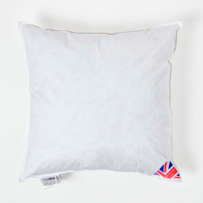 Homescapes Duck Feather Cushion Pads Luxury Cushion Filler and Inserts 50 x 50 cm 20 x 20 DIY at B Q