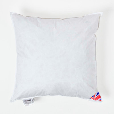 Homescapes Duck Feather Cushion Pads - Luxury Cushion Filler and Inserts 55 x 55 cm (22 x 22")