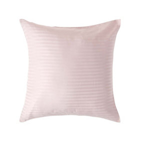 Homescapes Dusky Pink Violet Continental Egyptian Cotton Pillowcase 330 TC, 60 x 60 cm