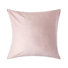 Homescapes Dusky Pink Violet Continental Egyptian Cotton Pillowcase 330 TC, 80 x 80 cm