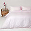 Homescapes Dusky Pink Violet Egyptian Cotton Duvet Cover and Pillowcases 330 TC, Double