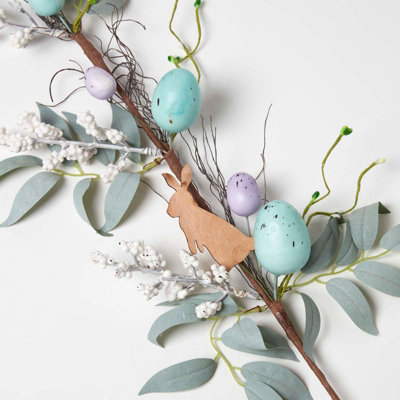 Homescapes Easter Bunny and Artificial Foliage Stem