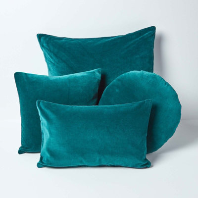 Round green hotsell velvet cushion