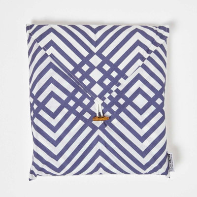 Homescapes Geometric Digitally Printed Cotton Duvet Cover Set, King