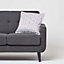 Homescapes Geometric Lilac Jacquard Cushion Cover, 60 x 60 cm
