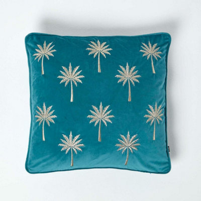 Teal hotsell cushions matalan