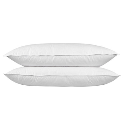 Homescapes Goose Feather and Down King Size Pillow Pair DIY at B&Q