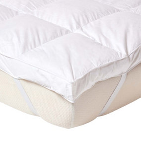 Homescapes Goose Feather Bed King size Mattress Topper